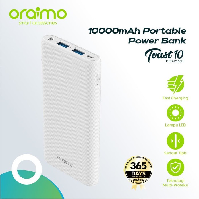 POWERBANK ORAIMO OPB-P106D 1000MAH