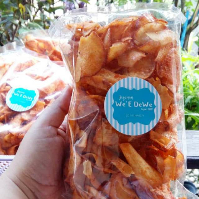 

Keripik singkong pedas manis