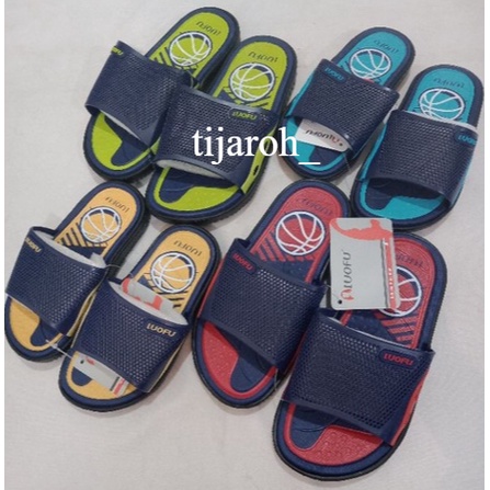 Terbaru Sandal Luofu Slop Anak Cowok Lubang Bola LUOFU ANAK KIDS