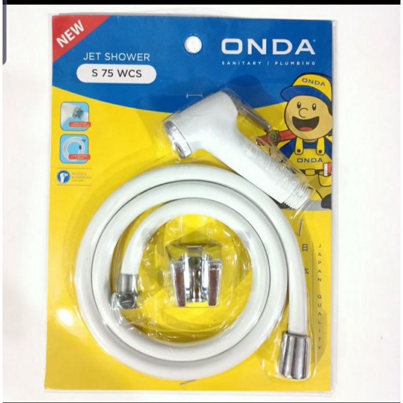 Shower Bidet Onda S 75 WCS - Jet Shower Onda S 75 WCS - Spray Bidet Onda White