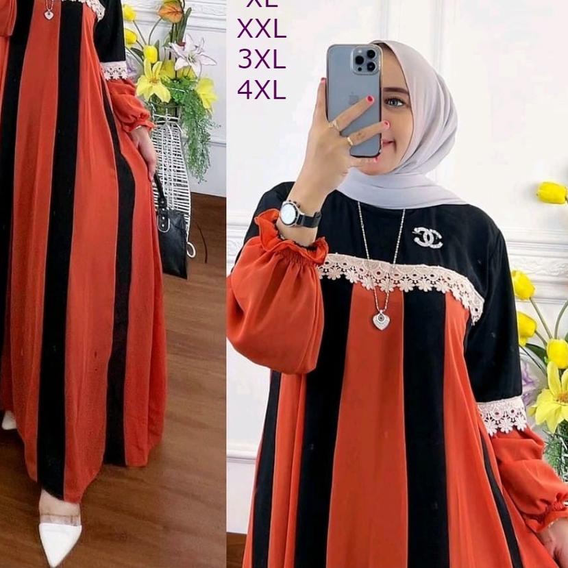 Gamis Jumbo Terbaru Kekinian LD 100 - 140