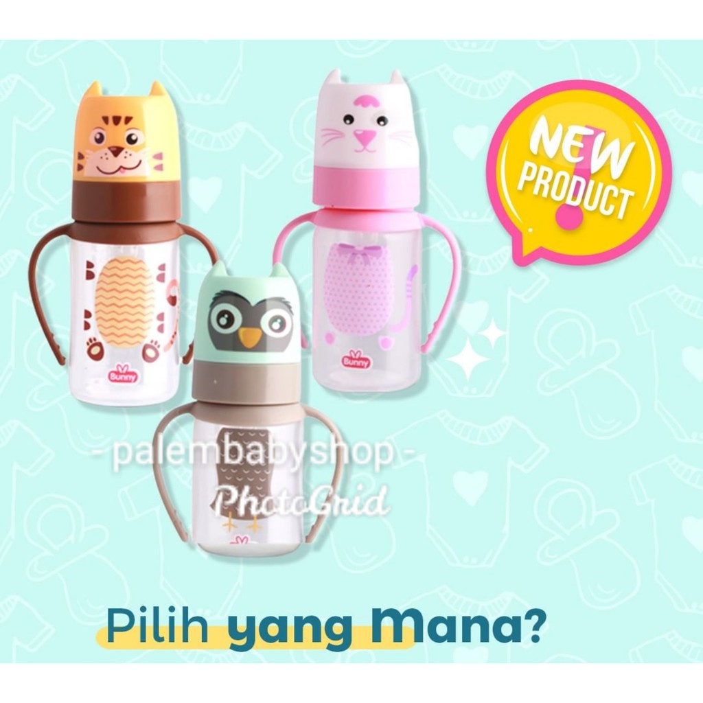 botol susu lusty bunny 250ml dan 125ml