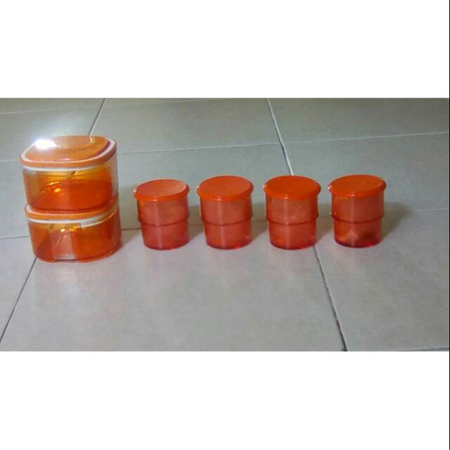 Window canister orang /wincan /low tumbler