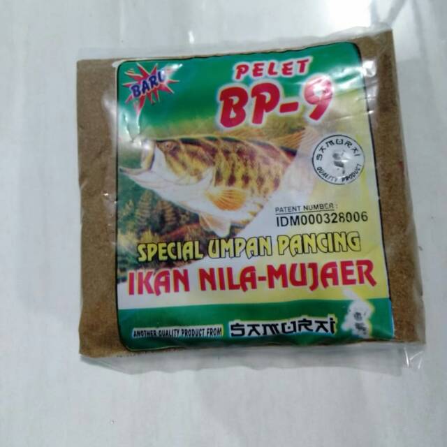 New Pelet BP9 Spesial untuk ikan Nila - Mujaer