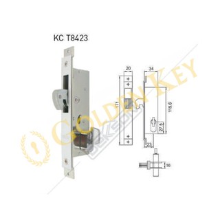  Kunci  Putar Sliding  Swing AL Dekson Dekkson KC T8423 T 