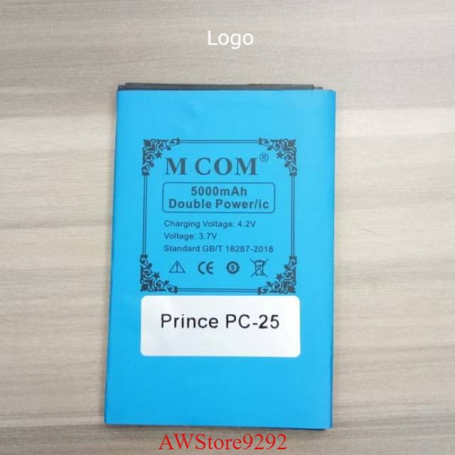 Mcom Battery Batre Baterai Double Power Mcom Prince PC25 PC-25 PC 25