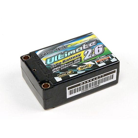 Dijual Turnigy nano-tech Ultimate 2600mah 2S2P 90C Hardcase Lipo Super Shorty Diskon
