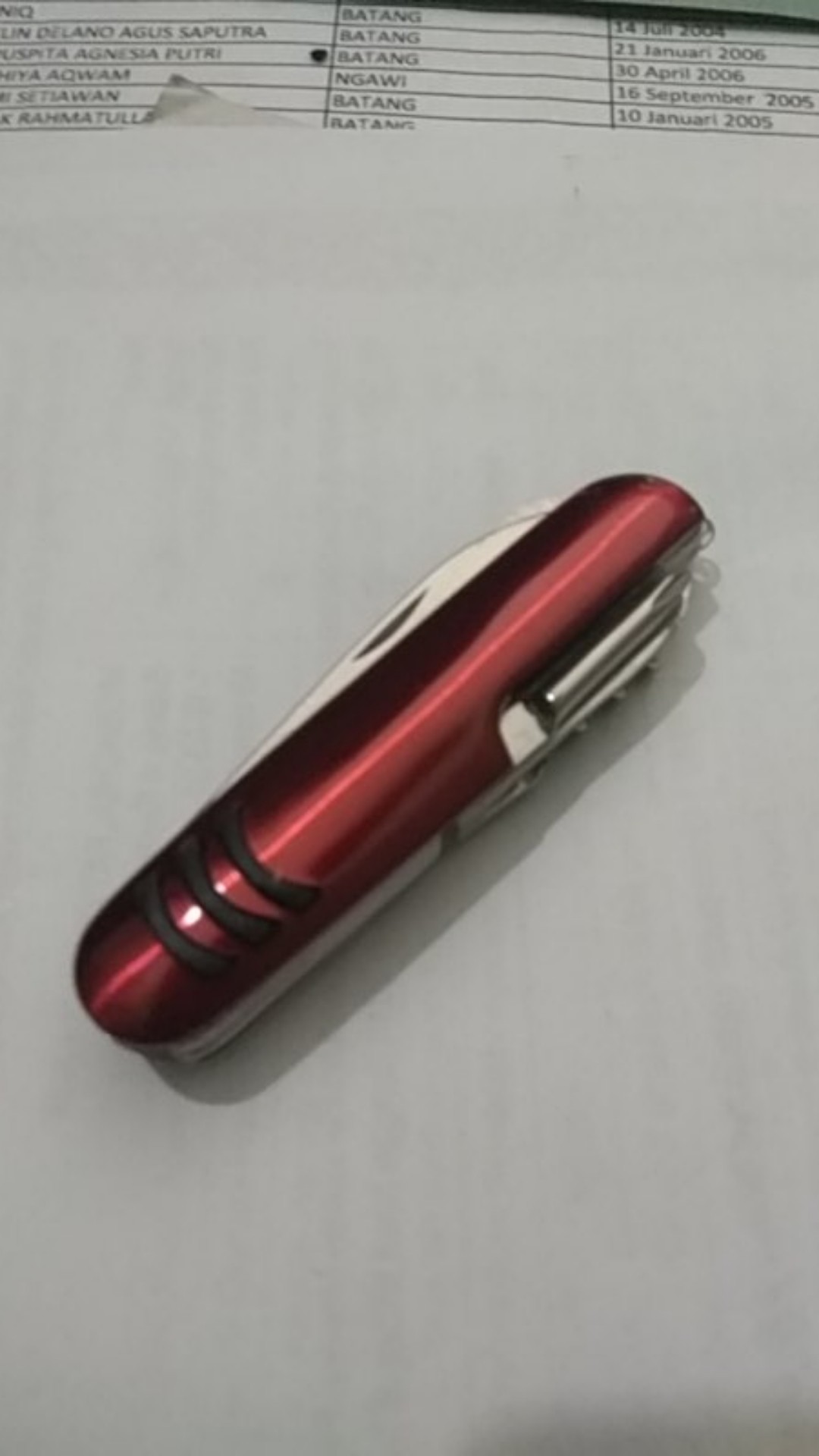 Knifezer Pisau Dapur Saku Lipat Multifungsi Edc Survival 11 In 1 Multi Tool  Stainless A3011