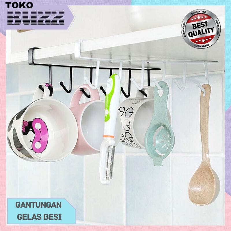 GANTUNGAN GELAS / HANGER GELAS Dapur HANGER Serbaguna Besi