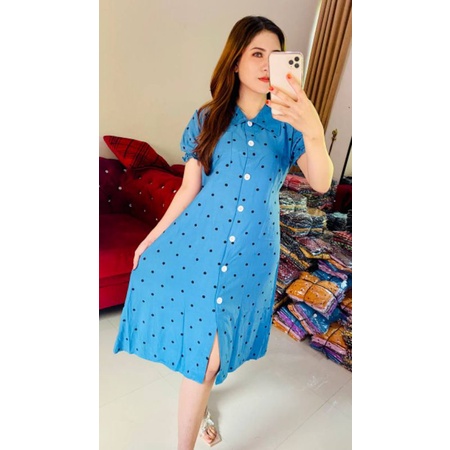 Dress andin saku / daster viral andin /dress viral andin kancing