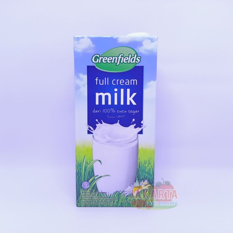 

GREENFIELDS MILK UHT FULL CREAM 1000ML