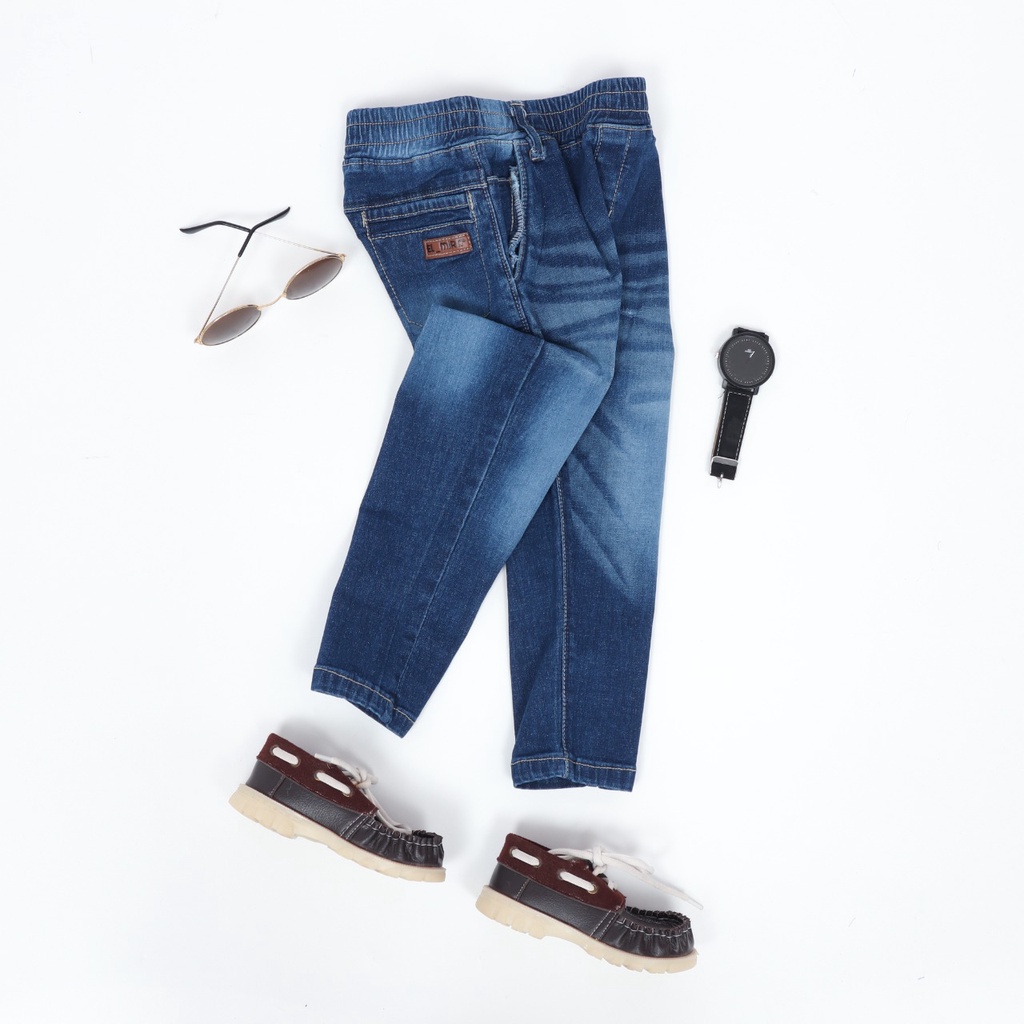DEZATA Celana Panjang Jeans Anak - Skinny Jeans Anak Laki-laki dan Perempuan Usia 2-12