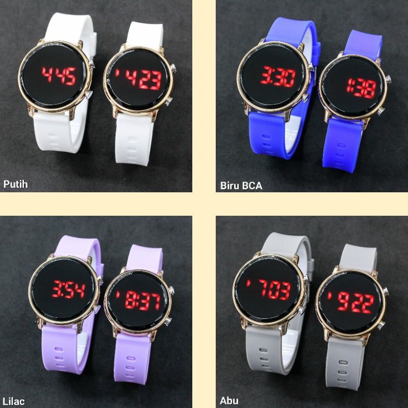 Jam led bulat couple series