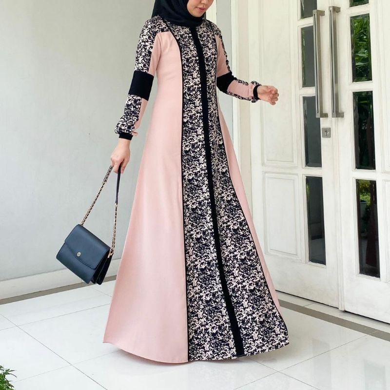 Nihan Dress Madeira Premium Muslimah Attire Premium Gamis Syar'i Jihan Dress by Madeira Busui Wudhu