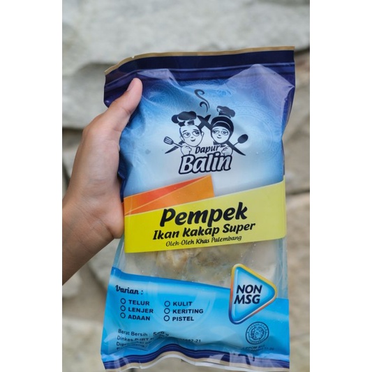 

Pempek kecil Dapurbalin isi 10 ikan ( kakap super ) ( ½kg )