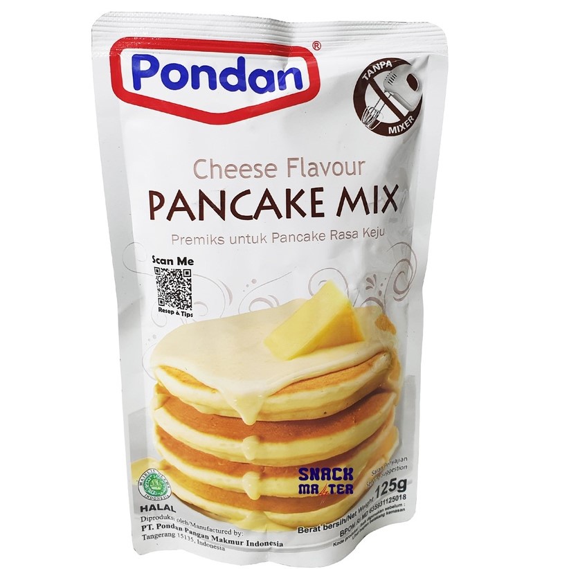 

Pondan Cheese Pancake Mix 125gr Premiks untuk Pancake Keju