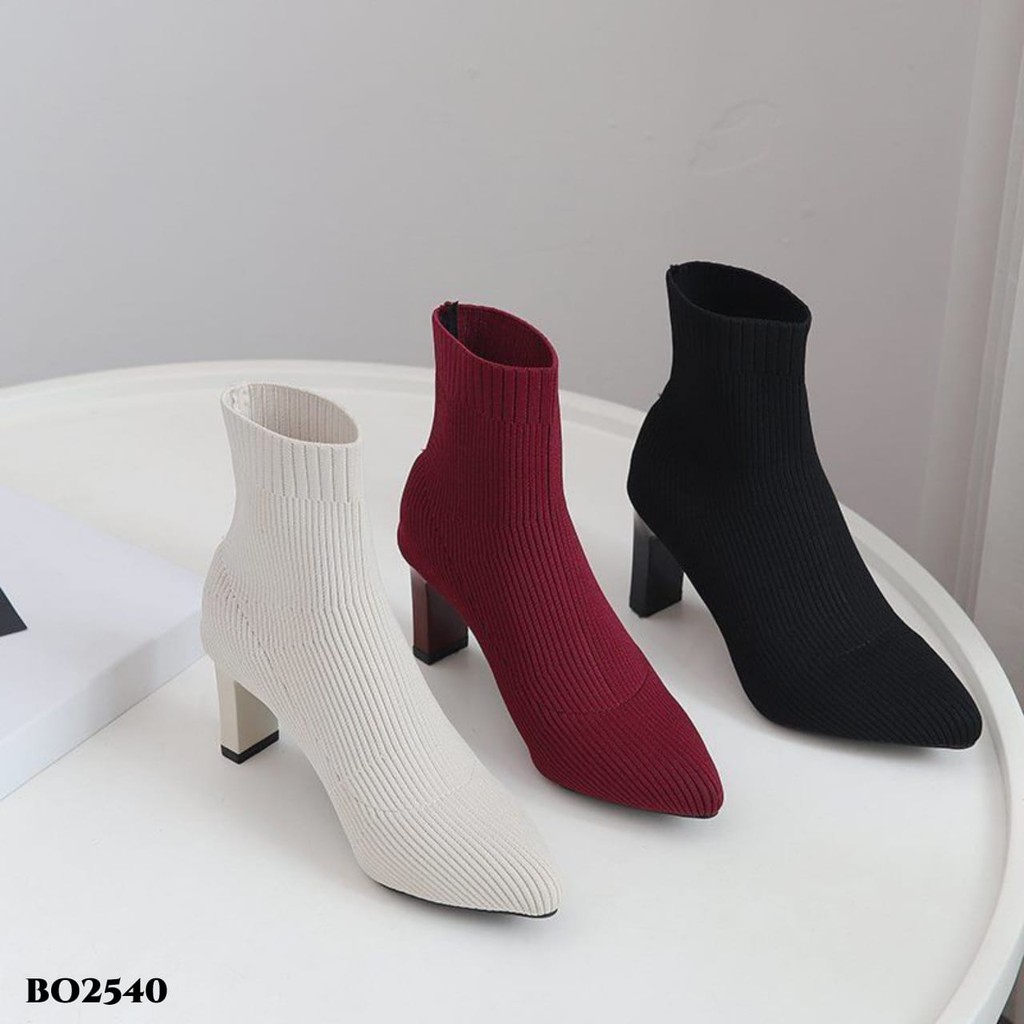 RESTOCK WYN SEPATU BOOTS WANITA ALA KOREA BO2540