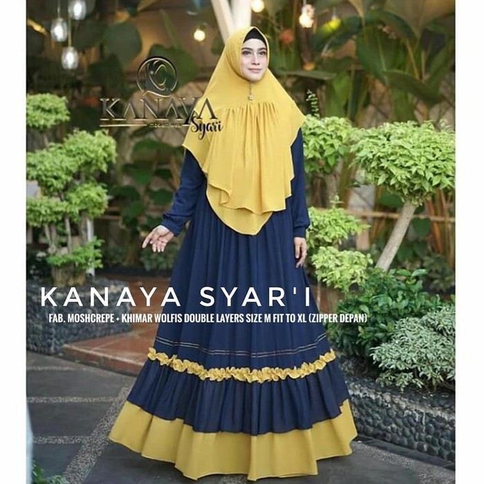 KANAYA SYARI SQ H8 BAJU GAMIS WANITA TERBARU