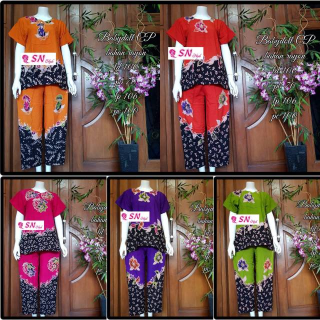 NEW  BABYDOLL BORDIR / BABYDOLL SET / BABYDOLL WANITA TERBARU / BABYDOLL BATIK