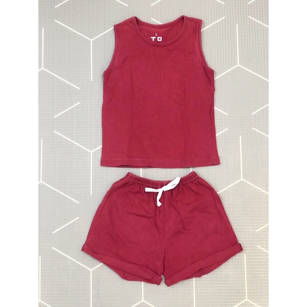 (PRELOVED) Tomo Wear Genki Playset size L