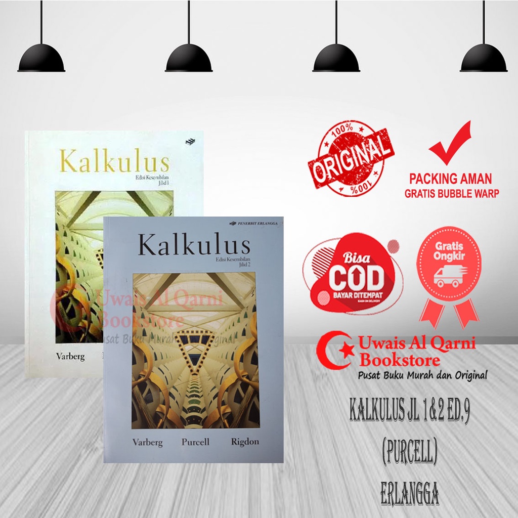 BEST SELLER ORIINAL KALKULUS PURCELL JILID 1&2 ED.9 (PURCELL) ERLANGGA