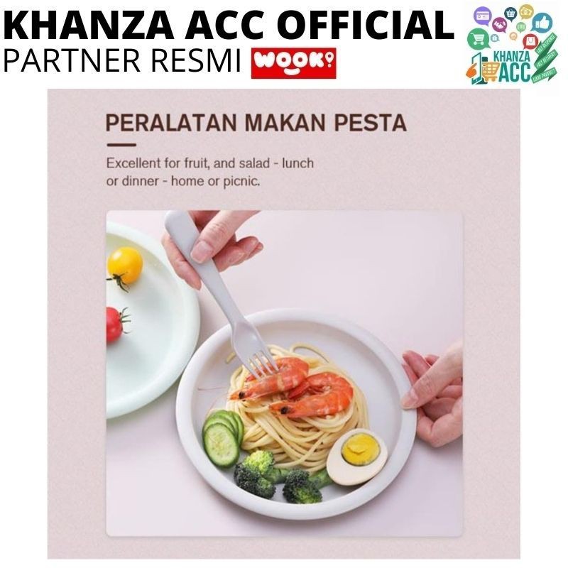 KHANZAACC SAMONO STW04T Sendok Garpu Pisau (1set isi  paket) Colorful