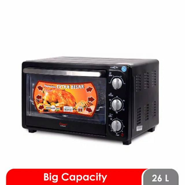 Oven Cosmos CO 9926 RCG 26 Liter - Oven Jumbo - Oven Besar - Oven Cosmos 26 Liter - Pemanggang