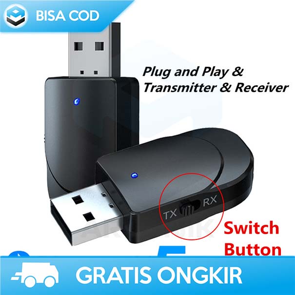 BLUETOOTH 5.0 WIRELESS AUDIO RECEIVER TRANSMITTER VIKEFON KN330 ORI