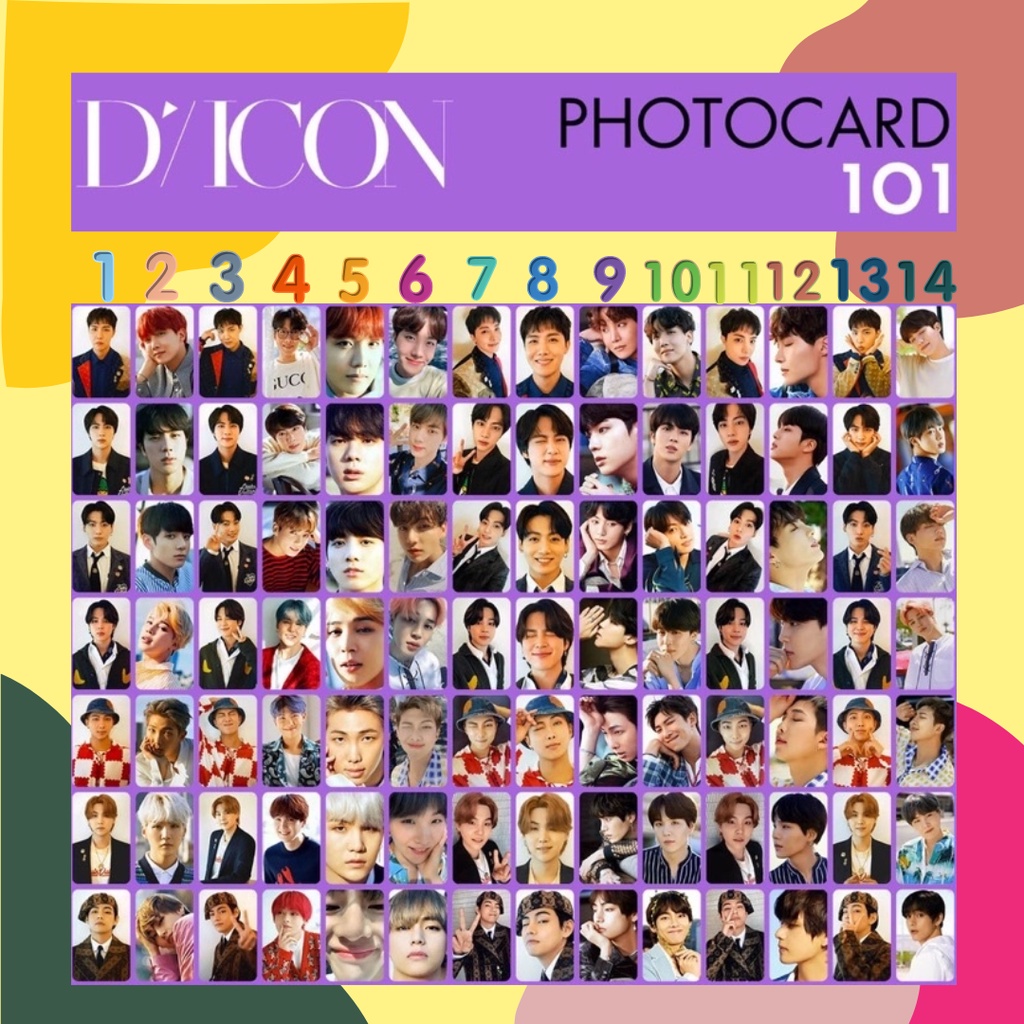 [SHARING] DICON Photocard BTS Jimin Taehyung Jungkook