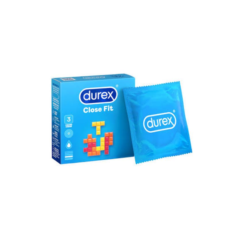 Durex Close Fit / Kondom Durex Close Fit / Alat Kontrasepsi Pria / Kondom