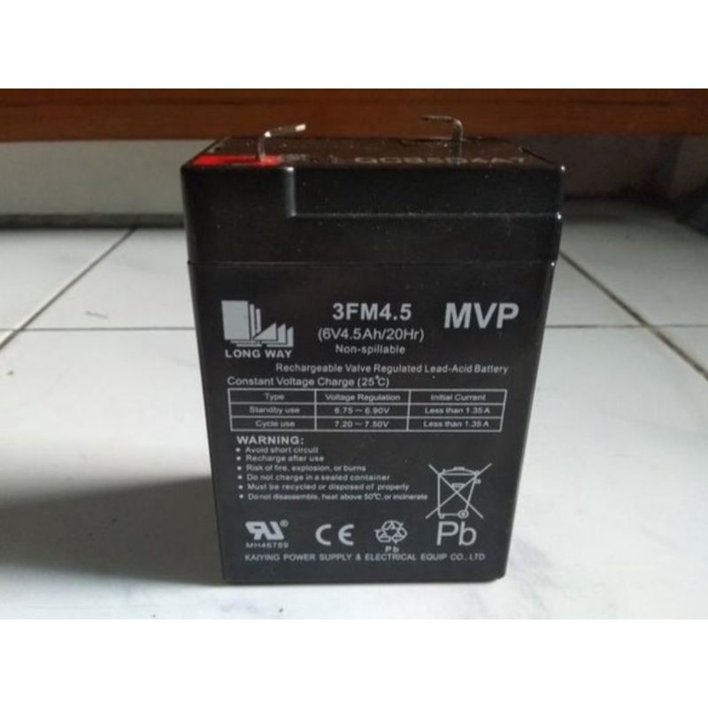 Aki 6V 7Ah mobil mainan aki