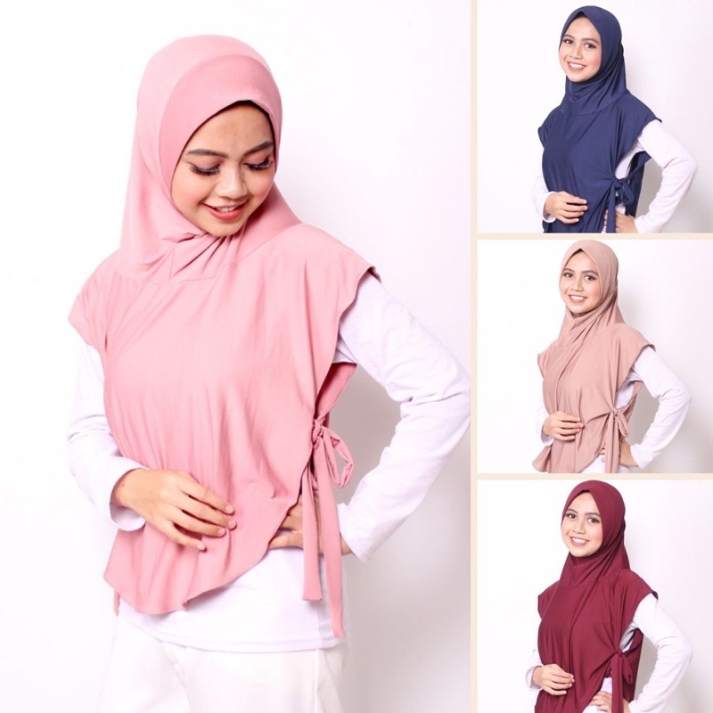 JILBAB SPORT/HIJAB SPORT/BERGO SPORT KERUDUNG OLAHRAGA JERSEY MENUTUP DADA RISCKA