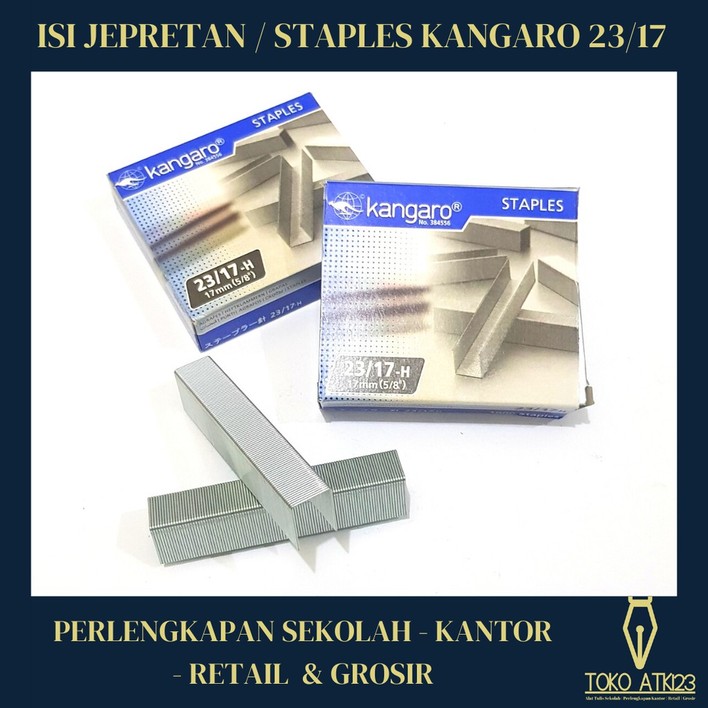 Staples / Isi Jepretan Merk Kangaro No. 23/17-H