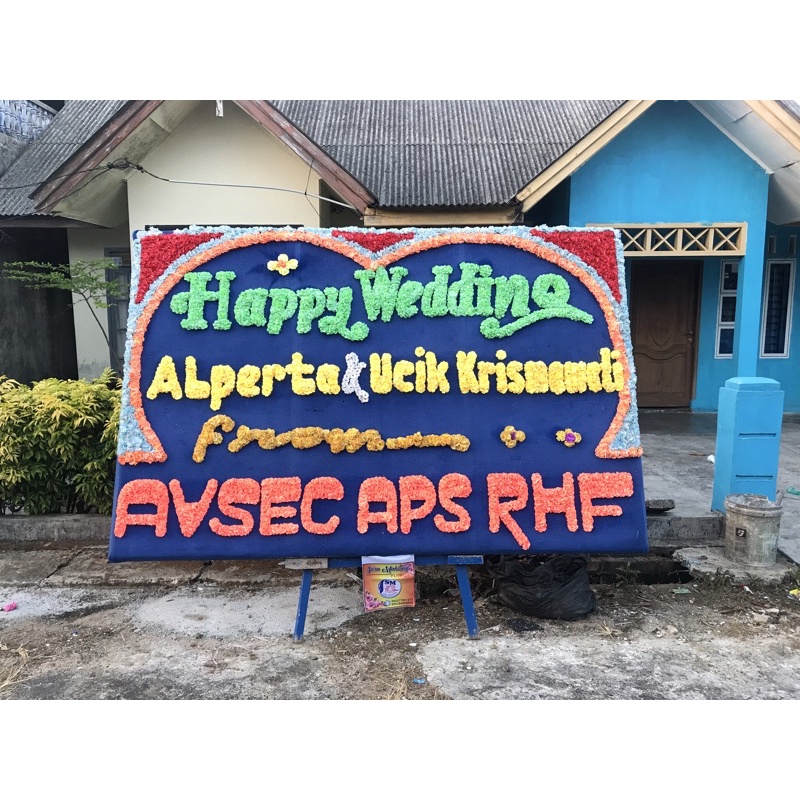 

papan bunga single