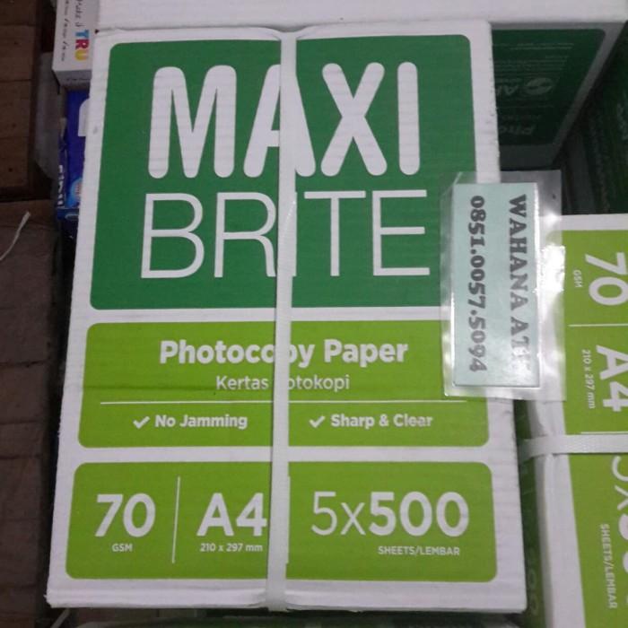 

Kertas Hvs Maxi Brite A4 70 Gr - Gojek / Grab