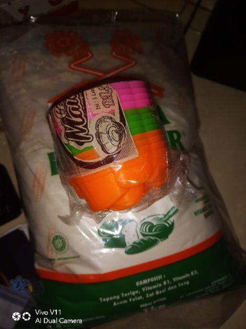 Cetakan Kue Mawar / Cetakan Pudding Mawar (isi 12pcs)