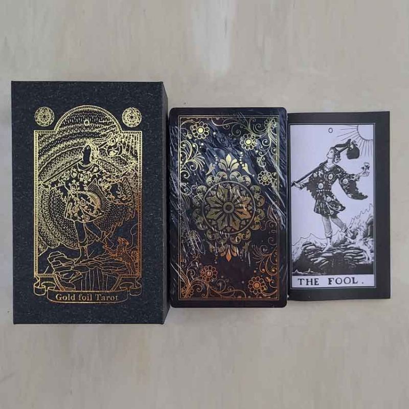 Neo Rider Waite Tarot BLACK Pvc Waterproff with manual paper