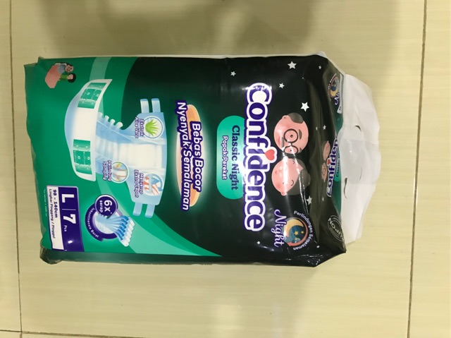 Popok perekat confidence classic night xL6s L7s M8s-1