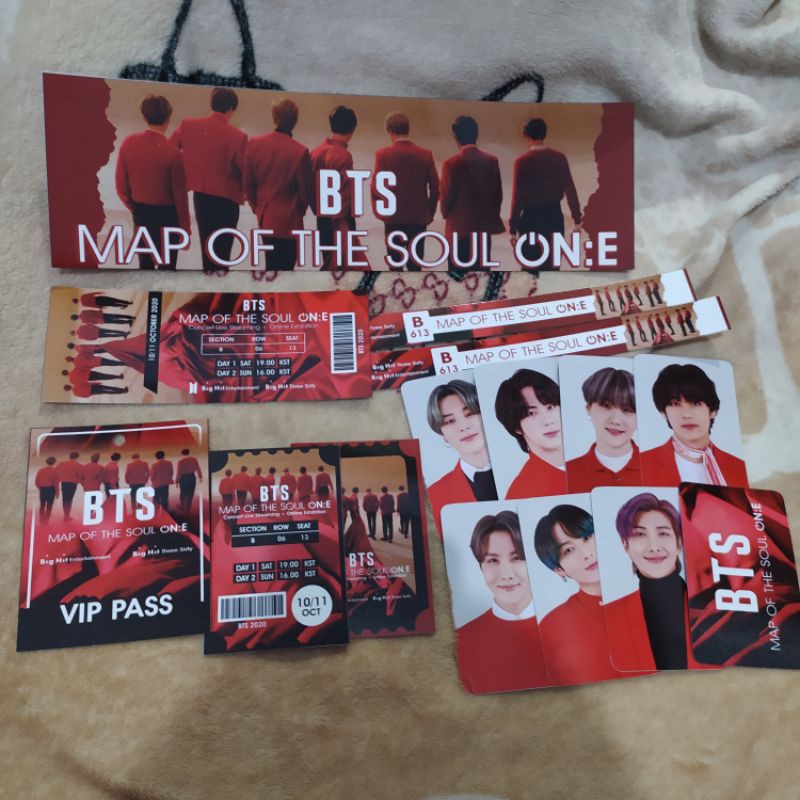 FANKIT KONSER BTS MAP OF THE SOUL ON:E!!