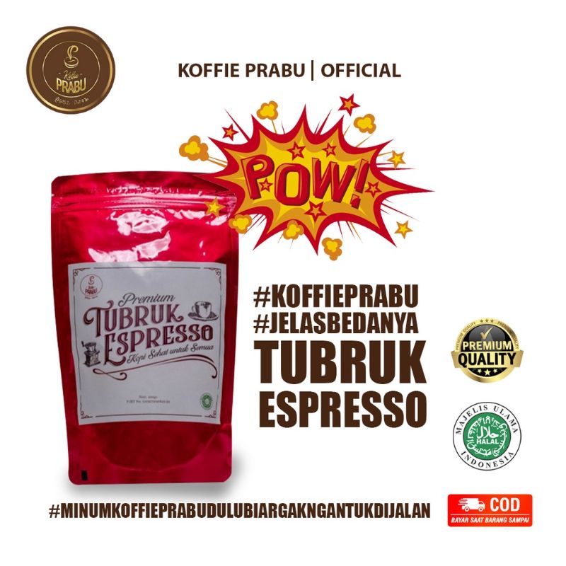 

kopi pahit premium tubruk espresso by koffie prabu