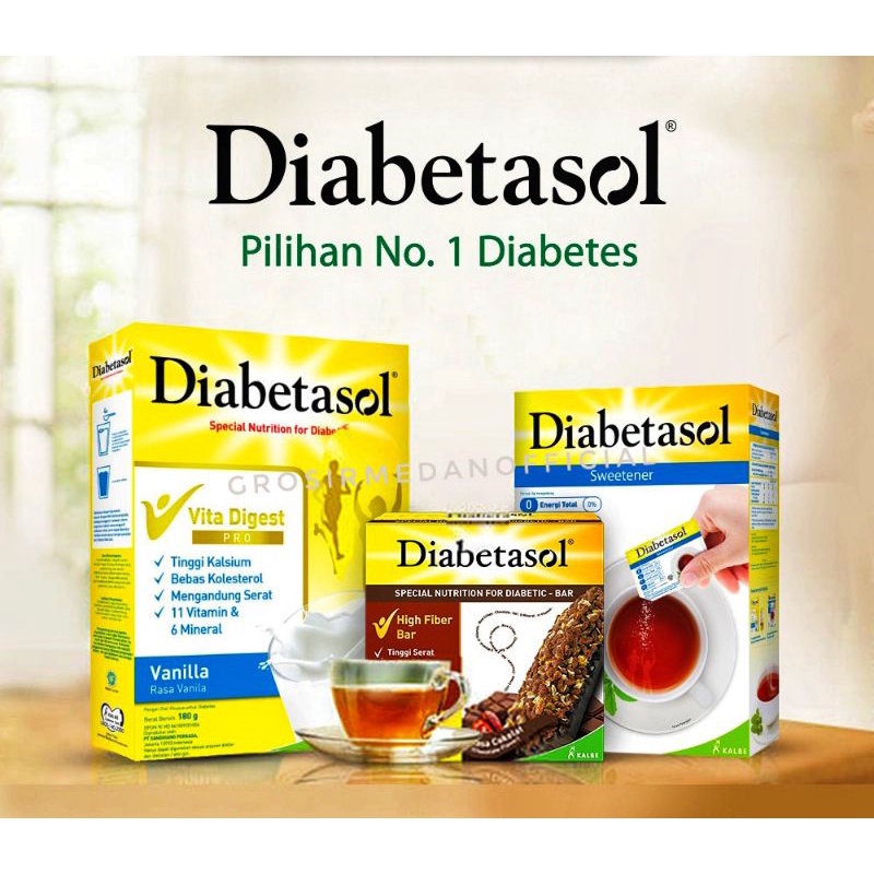 DIABETASOL SWEETENER - GULA NOL KALORI UNTUK DIABETES