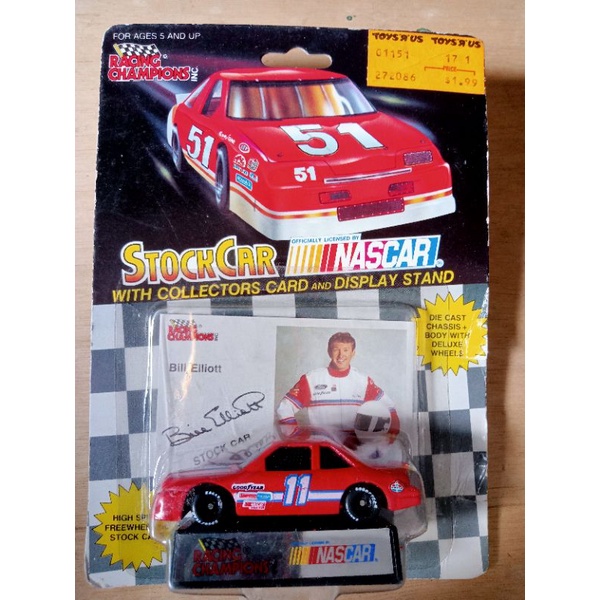 RACING CHAMPIONS STOCK CAR NASCAR BILL ELLIOTT NO.11