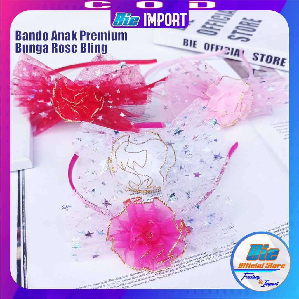 Bando Anak Pita Bunga Star Premium Impor Best Seller