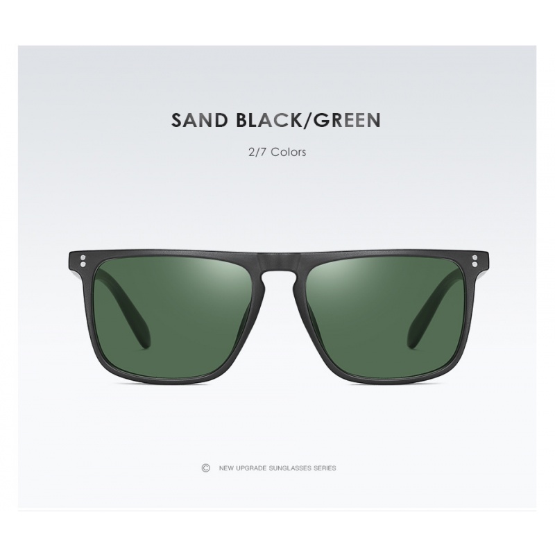 Kacamata Hitam Polarized Bentuk Kotak Untuk Pria