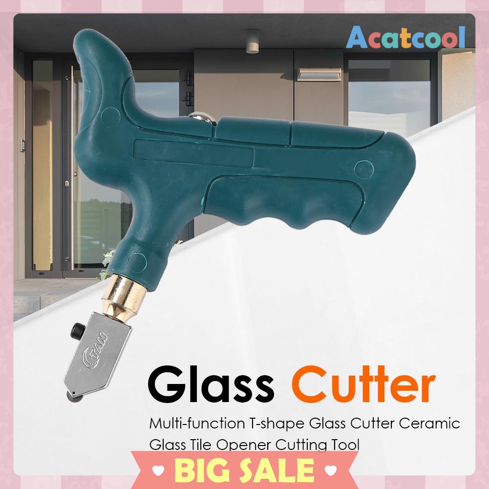 Multi-function T-shape Glass Cutter Ceramic Glass Tile Opener Cutting Tool