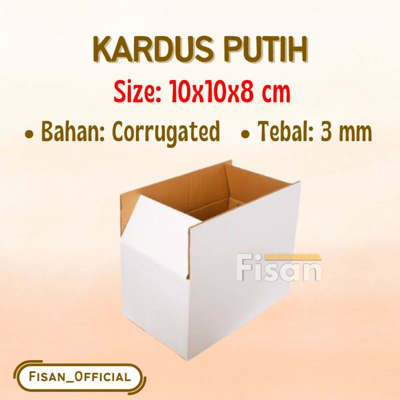 Jual Kardus Putih Packing Dus Putih Packing Kardus Putih Polos Dus Putih Polos X X Cm