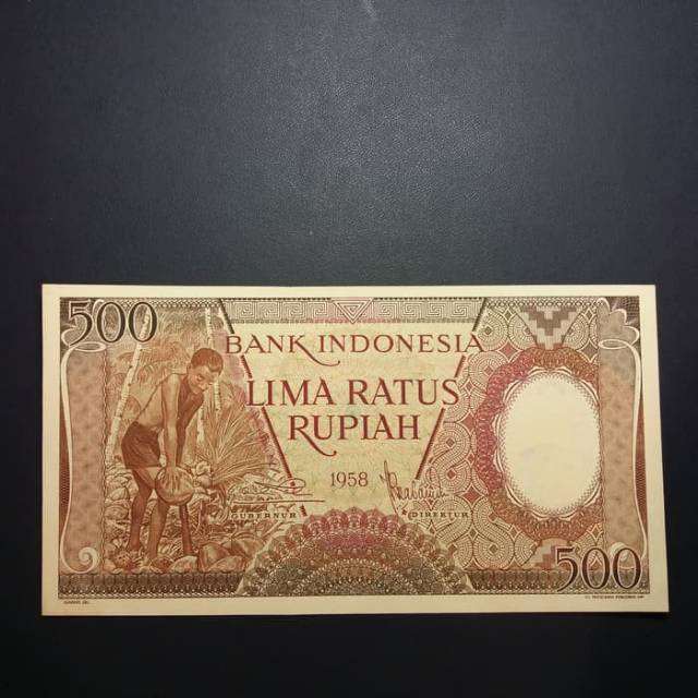 Uang Kuno 500 Rupiah Pekerja 1958