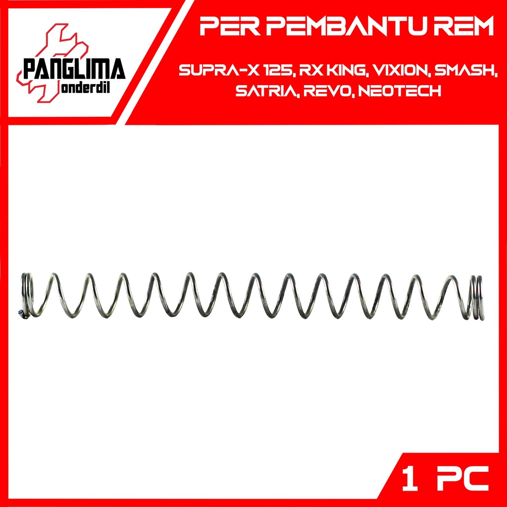 Per Pembantu Rem Supra-X 125 &amp; Vixion &amp; Jupiter MX &amp; RX King &amp; Satria &amp; Shogun 125 &amp; Smash &amp; Neotech &amp; Karisma-X &amp; Revo &amp; GL Pro &amp; Win &amp; Force 1 ZR Ver Pir Pirr Peer Rim Paha Kawat Tiang