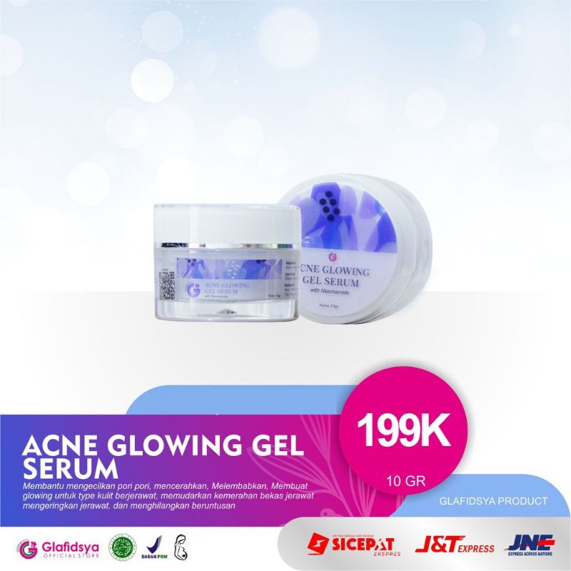 ACNE GLOWING JEL SERUM GLAFIDSYA MEDIKA