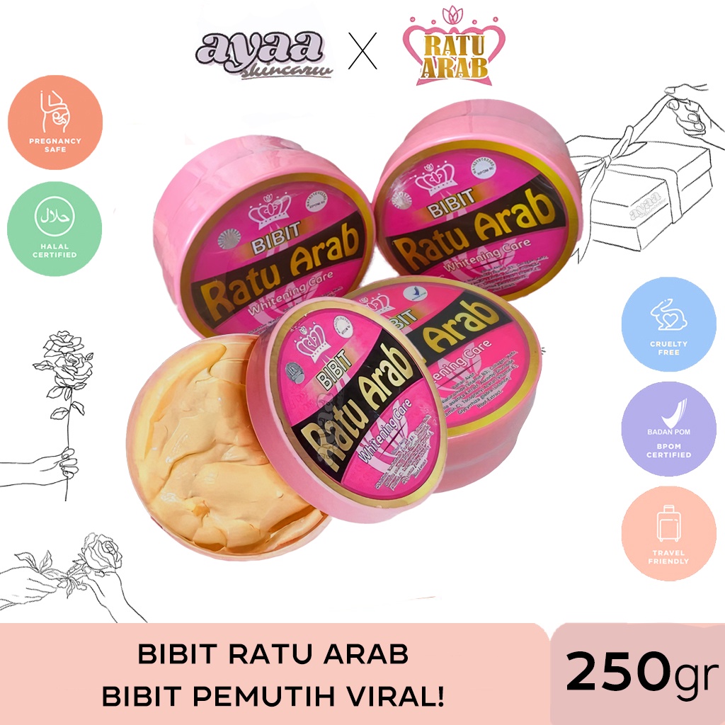 BIBIT RATU ARAB BIBIT COLLAGEN PEMUTIH BADAN KETIAK TANGAN KAKI LENGAN BIBIT COLLAGEN SH COSMETIC (COLLAGEN BPOM)